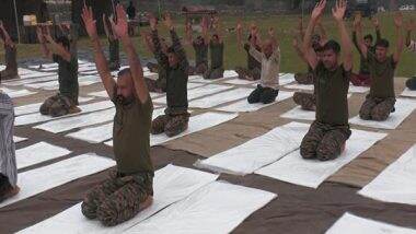 India News | J-K: Indian Army Celebrates 11th International Yoga Day with Locals in Poonch