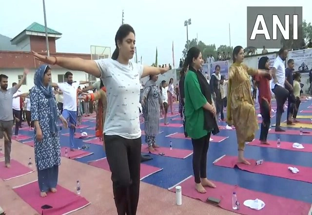 India News | J-K: District Administration of Rajouri Organises Yoga Session