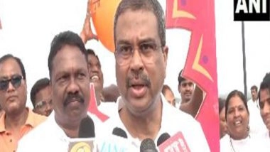 India News | Union Minister Dharmendra Pradhan Emphasises Importance of Yoga, Says Every Section of Society Should Practice