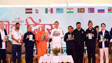 India News | Uttarakhand CM Launches Dedicated Yoga Policy on Occasion of 11th International Yoga Day