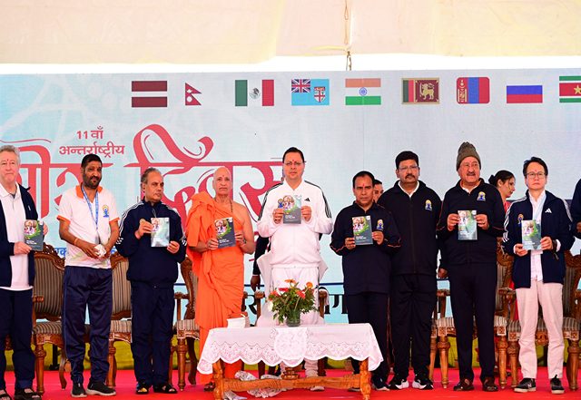 India News | Uttarakhand CM Launches Dedicated Yoga Policy on Occasion of 11th International Yoga Day