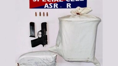 India News | Punjab Police Cracksdown on Cross-border Drug Smuggling Racket; Arrest 2 with 6.15 Kg Heroin, Pistol