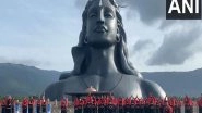India News | Tamil Nadu: Defence Personnel Perform Yoga in Front of Adiyogi at Coimbatore's Isha Yoga Centre
