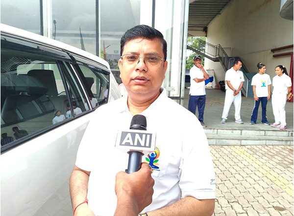 India News | Tripura Sports Minister Participates in International Yoga Day Celebrations at Hapaniya