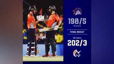 Sports News | MLC: Matthew Short, Finn Allen Shine as San Francisco Unicorns Defeat Texas Super Kings by 7 Wickets