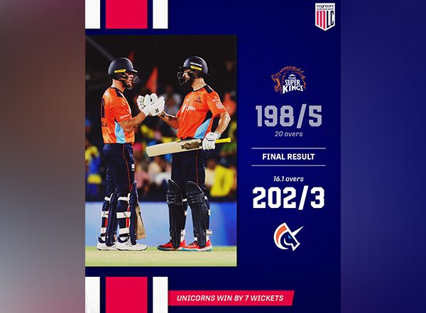 Sports News | MLC: Matthew Short, Finn Allen Shine as San Francisco Unicorns Defeat Texas Super Kings by 7 Wickets