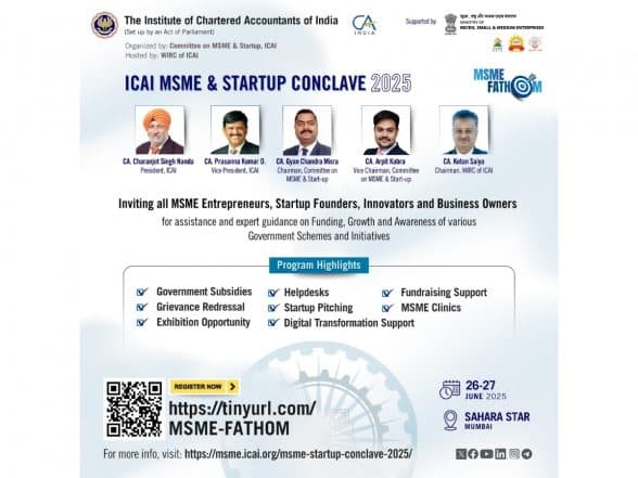 Business News | ICAI Pioneers Nationwide MSME Empowerment Drive for 'Viksit Bharat'
