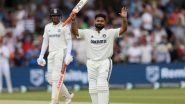 Sports News | Rishabh Pant Scores a Record Century,  India on 454/7 at Lunch Against England