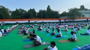 India News | All India Institute of Ayurveda Commemorates 11th International Day of Yoga with Great Enthusiasm