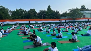 India News | All India Institute of Ayurveda Commemorates 11th International Day of Yoga with Great Enthusiasm