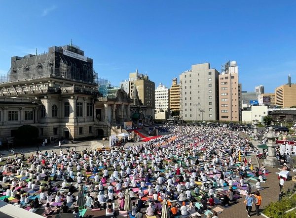 World News | Indian Embassy in Tokyo Celebrates 11th International Day of Yoga