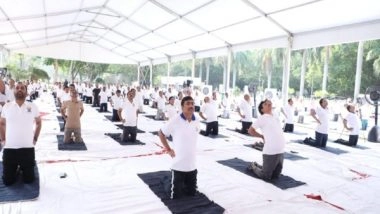 India News | Ministry of Civil Aviation Celebrates 11th International Day of Yoga with Enthusiasm