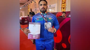 Sports News | India Creates History at U-23 Senior Asian Wrestling Championship; Freestyle Team Clinches Champion Trophy