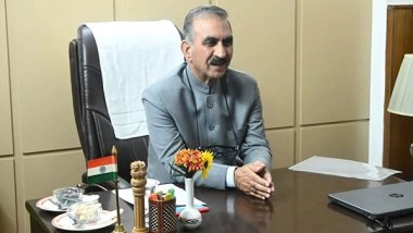 India News | Himachal CM Sukhu Expresses Grief over Senior Journalist Rajesh Parashar's Demise