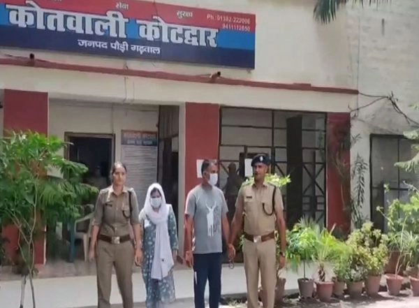 India News | Uttarakhand: Wife Arrested for Murdering Husband with Her Lover in Kotdwar