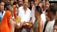 India News | BJD Vice-President Debi Prasad Mishra and Others Offer Prayers at Lingaraj Temple for Naveen Patnaik's Speedy Recovery