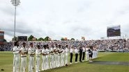 Sports News | India, England Players Wear Black Armbands to Pay Tribute to David 'Syd' Lawrence
