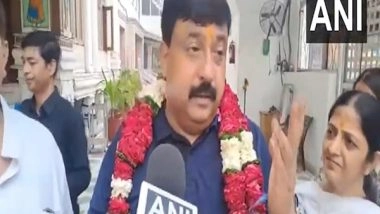 India News | BJP's Ludhiana West Candidate Jiwan Gupta Offers Prayers at Durga Mata Mandir Ahead of Bypoll Results