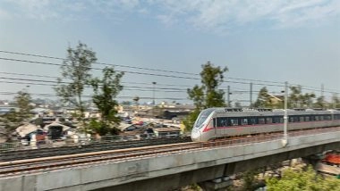 India News | NCRTC Completes Trial Run of Namo Bharat Train from Delhi to Meerut