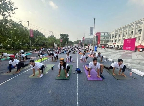 Business News | Group 108 Organizes - International Yoga Day Glows at Walkway 108
