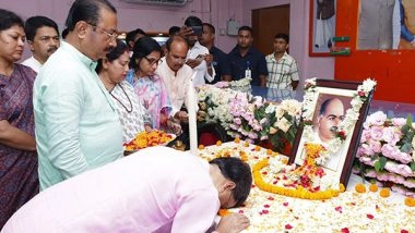 India News | Tripura CM Manik Saha Pays Floral Tributes to Syama Prasad Mookerjee