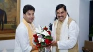 India News | MP CM Mohan Yadav Calls on Union Minister Jyotiraditya Scindia in Delhi