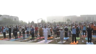Business News | IIM Rohtak Celebrates the 11th International Day of Yoga with a Collective Spirit of Mindfulness