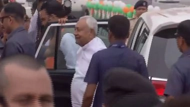 India News | Nitish Kumar Inaugurates Kacchi Dargah-Bidupur Bridge in Patna in Presence of Several Ministers