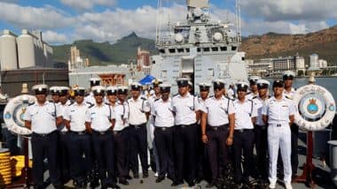 World News | INS Teg Concludes Port Call in Mauritius, Boosts Maritime Security Cooperation and Bilateral Ties