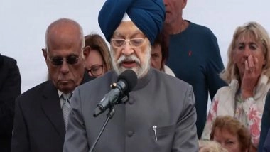 World News | Hardeep Singh Puri Calls for Global Unity Against Terrorism, Remembers Victims of Air India Kanishka Bombing on 40th Anniversary
