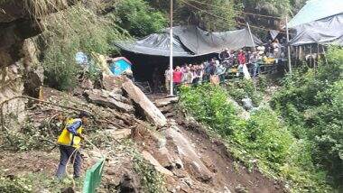 India News | Uttarakhand: Landslide on Yamunotri Walking Route; 1 Injured, 2 Feared Trapped
