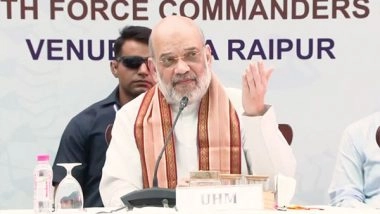 India News | Chhatisgarh: Amit Shah Interacts with BSF Commanders and Commandos in Raipur