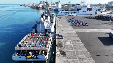 India News |  INS Teg on Operational Deployment to South West IOR Concludes Visit to Port Louis, Mauritius