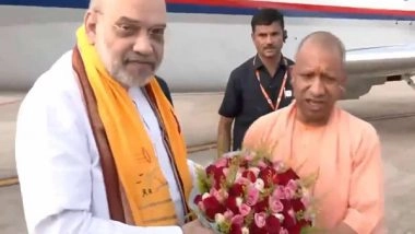 India News | Amit Shah Arrives in Varanasi to Chair 25th Meeting of Central Zonal Council Tomorrow