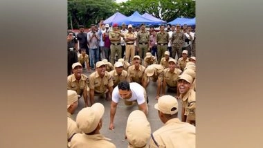 Entertainment News | Varun Dhawan Does Knuckle Push-ups Challenge with Army Cadets