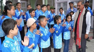 India News | Himachal CM Flags off State Contingent for National Ice Skating Championship