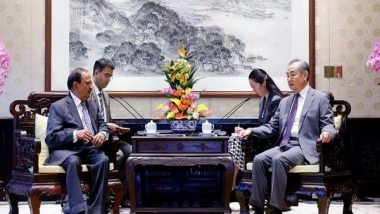 World News | NSA Ajit Doval Meets Chinese Foreign Minister, Wang Yi in Beijing