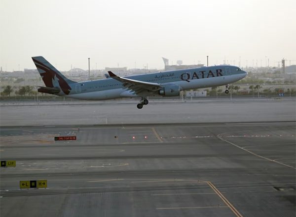 World News | Qatar Suspends Air Traffic After Iran Fires Missiles at US Base; Washington Embassy Issues Shelter Advisory