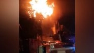 India News | Massive Fire out at Banquet Hall in Delhi's Motinagar; Brought Under Control, No Casualties Reported