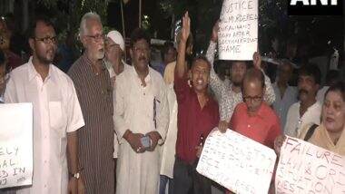India News | Congress Protests in Kolkata over Death of 13-year-old Girl in Explosion