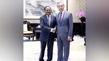 World News | NSA Doval, Chinese Foreign Minister Wang Yi Review Recent Developments in India-China Ties