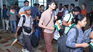 World News | 161 Indian Nationals Arrive in Delhi from Israel Under Operation Sindhu: MEA