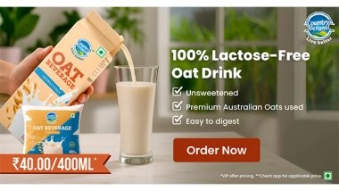 Business News | Country Delight Launches Oats Beverage - A Wholesome, Affordable Plant-Based Alternative