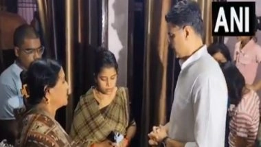 India News | Chhattisgarh: Congress' Sachin Pilot Meets Family of Police Official Killed in IED Blast