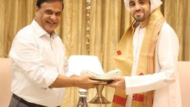 India News | Assam CM Meets UAE Ambassador, Holds Discussion on Strengthening Ties