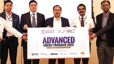 Business News | CU-UP Becomes the First University in Uttar Pradesh to Launch Advanced Credit Programs, Offers 60 Online High-Demand Courses Free of Cost to Students