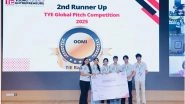 Business News | TiE Rajasthan Makes History at TYE Global 2024: Team OOMI Wins $1500 and Becomes Only Indian Team in Global Top 3
