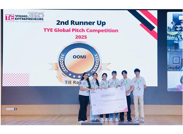 Business News | TiE Rajasthan Makes History at TYE Global 2024: Team OOMI Wins $1500 and Becomes Only Indian Team in Global Top 3