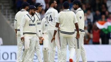 Sports News | Shardul, Prasidh Change Complexion of 1st Test in India's Favour as England Stand 102 Runs Away from Win
