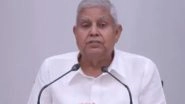 India News | V-P Jagdeep Dhankhar to Visit Uttarakhand from June 25-27